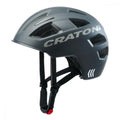 Cratoni Helm C-Pure City S/M 54-58cm schwarz matt Fahrradhelm mit Belüftung und Kinnriemen.