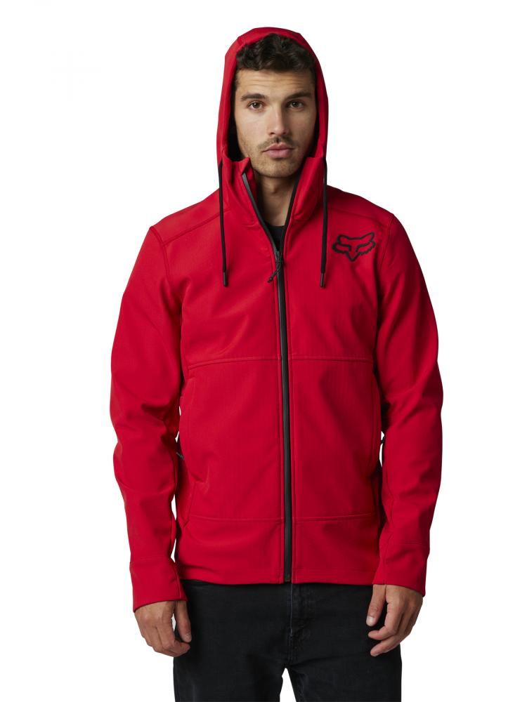 Fox wasserdichte Softshell-Pitjacke Flame Red Größe M