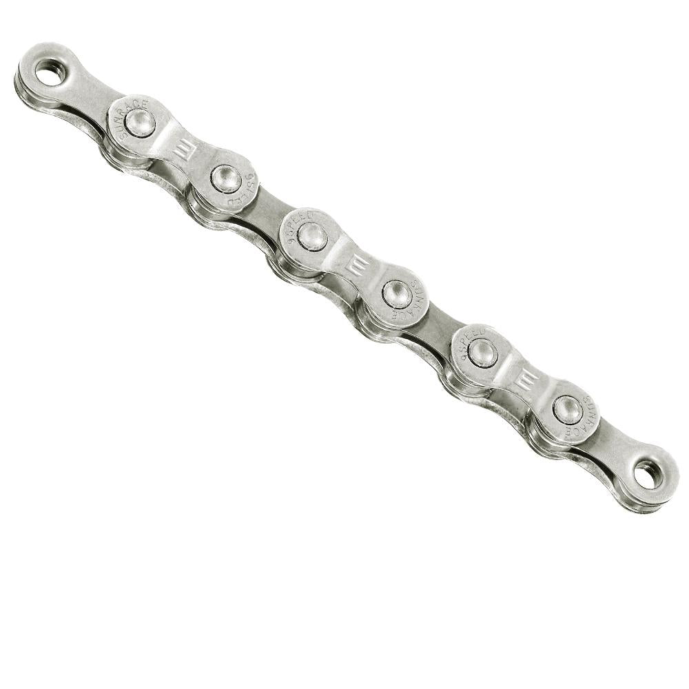 SunRace Kette E-Bike CNM9E silber 9s Sram/Shim. 9s/138 Gl - Fahrradkette