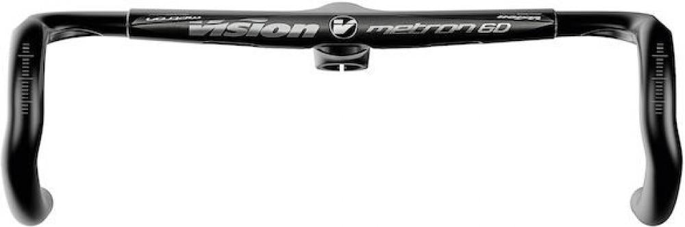 Vision Lenker Metron 6D Integrated 130 x 440 mm Schwarz - aerodynamischer Carbon-Integrallenker