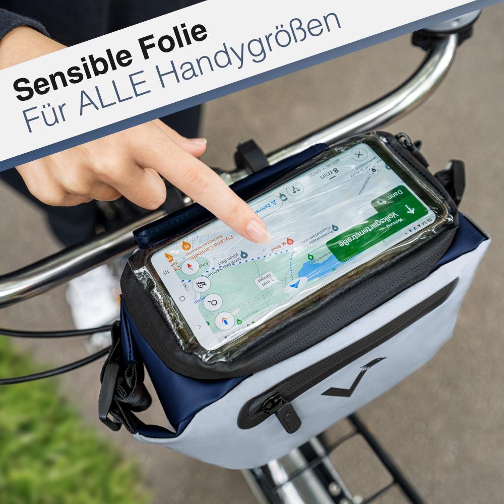 Valkental Lenkertasche 3in1 blau