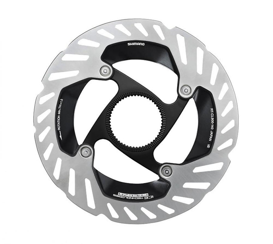 SHIMANO Bremsscheibe RT-CL900 140mm, Verschlussring mit Innenverzahnung Bremsscheibe - 140mm