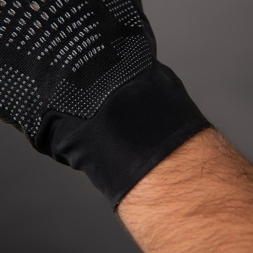 CHIBA Superlight - Radhandschuhe kurz, schwarz/schwarz, S, atmungsaktiv & leicht