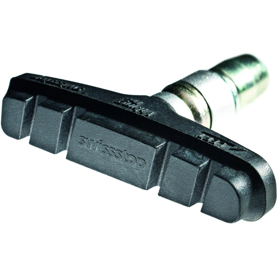 SwissStop VikingPro Original Black Bremsschuhe Gr. m - V-Brake Bremsbeläge für Alu-Felgen