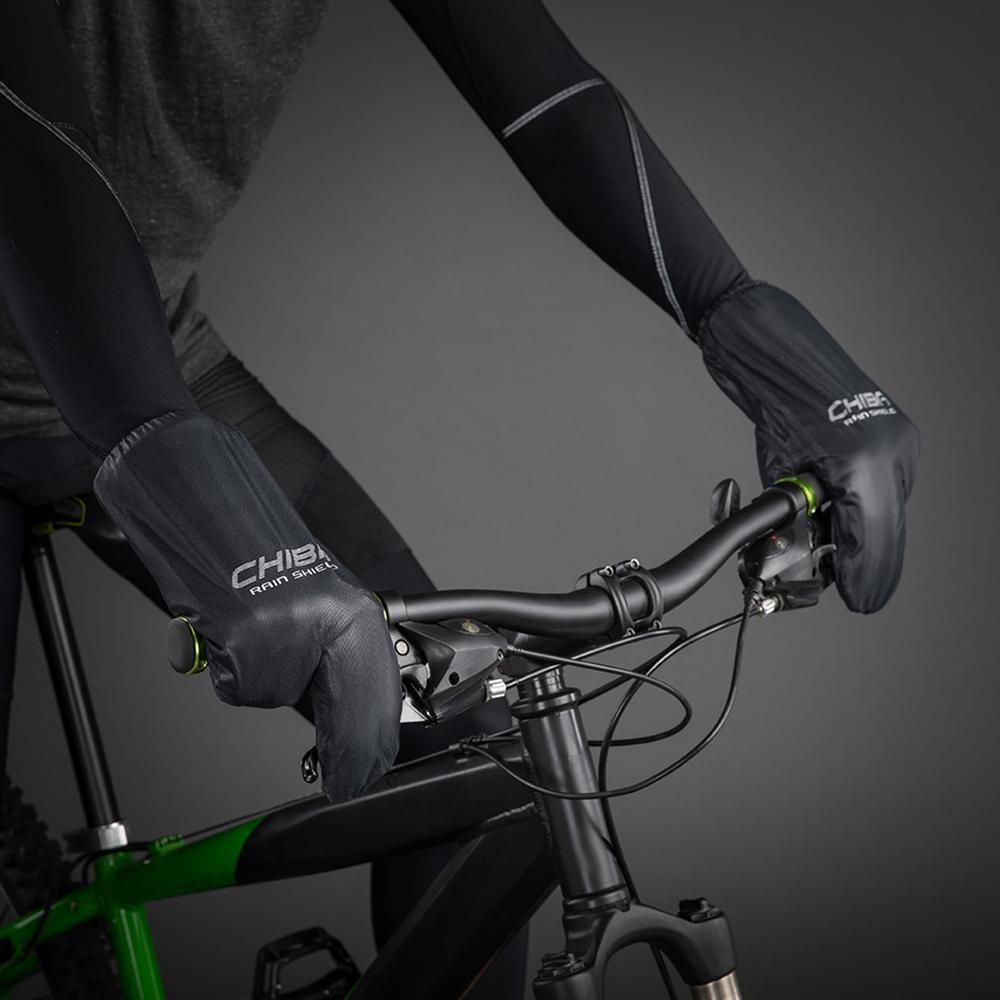 CHIBA Rain Shield Superlight - Lobster-Überzugshandschuh, XS, schwarz, wind- & wasserabweisend