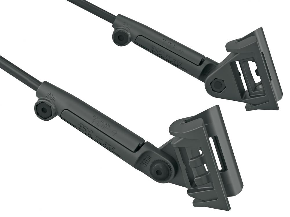 SKS VELOFLEXX 55 Schutzblechset für 26-28" Fahrräder, schlagfester Kunststoff, werkzeugfreie Montage, nur für Scheibenbremsen