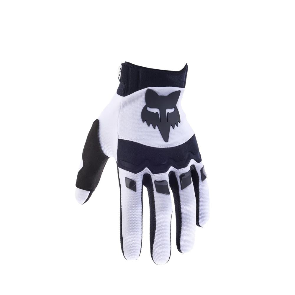FOX Dirtpaw Vollfingerhandschuhe Weiß L mit TPR-Knöchelschutz
