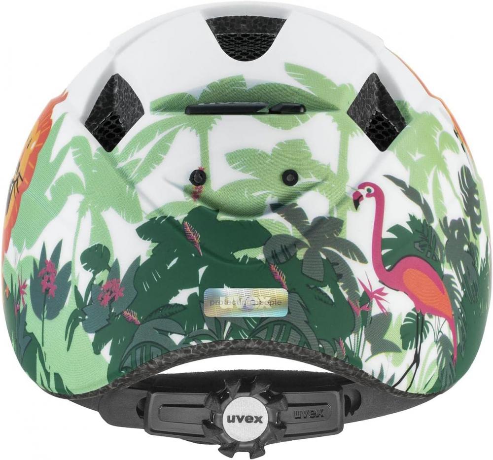 Uvex Kid 2 cc - Kinder-Fahrradhelm, leicht, Inmould, IAS-System, 8 Belüftungen mit Netz, LED-Option, EN 1078, safari matt, 46-52 cm