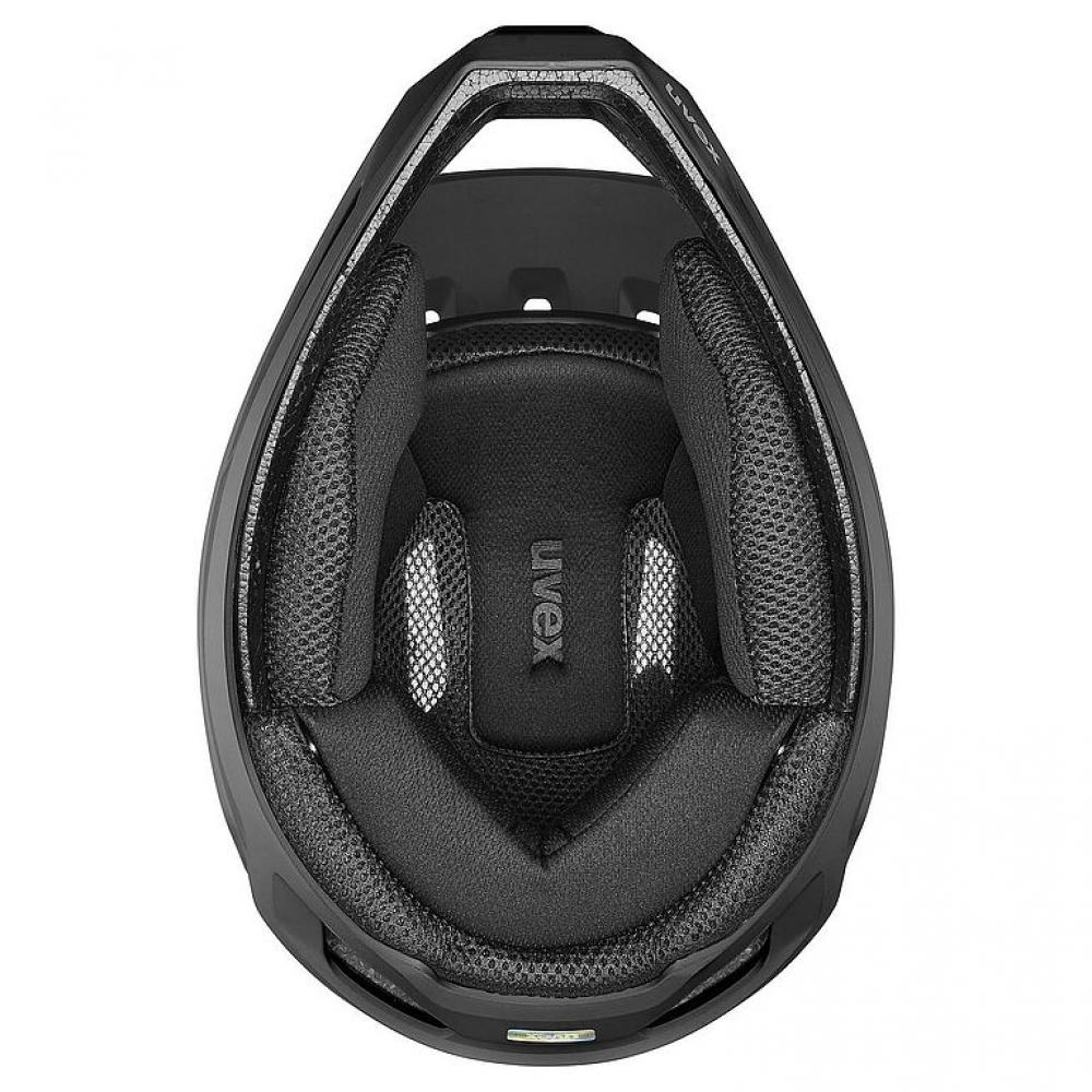 uvex ravage Fullface MTB-Helm black-grey matt 56-59 cm - Hardshell, COOLMAX®, 12 Lüftungen, ASTM F1952 zertifiziert