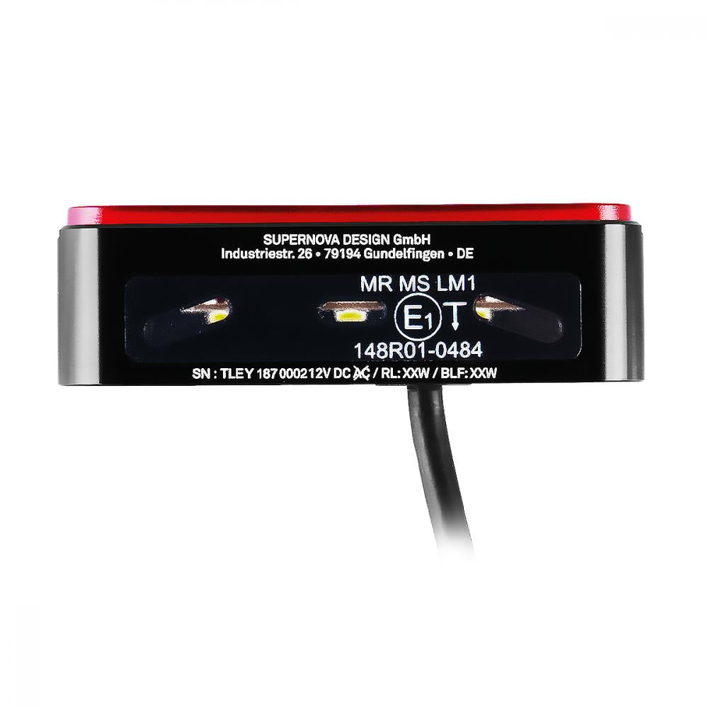 Supernova TL3 PRO S Rücklicht für E-Bike 12V - helles Bremslicht für Gepäckträger