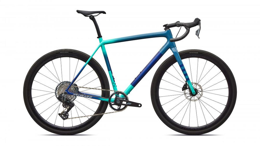 CRUX EXPERT AXS GRYBLU/LGNBLU/DUNEWHT 58 - Gravelbike