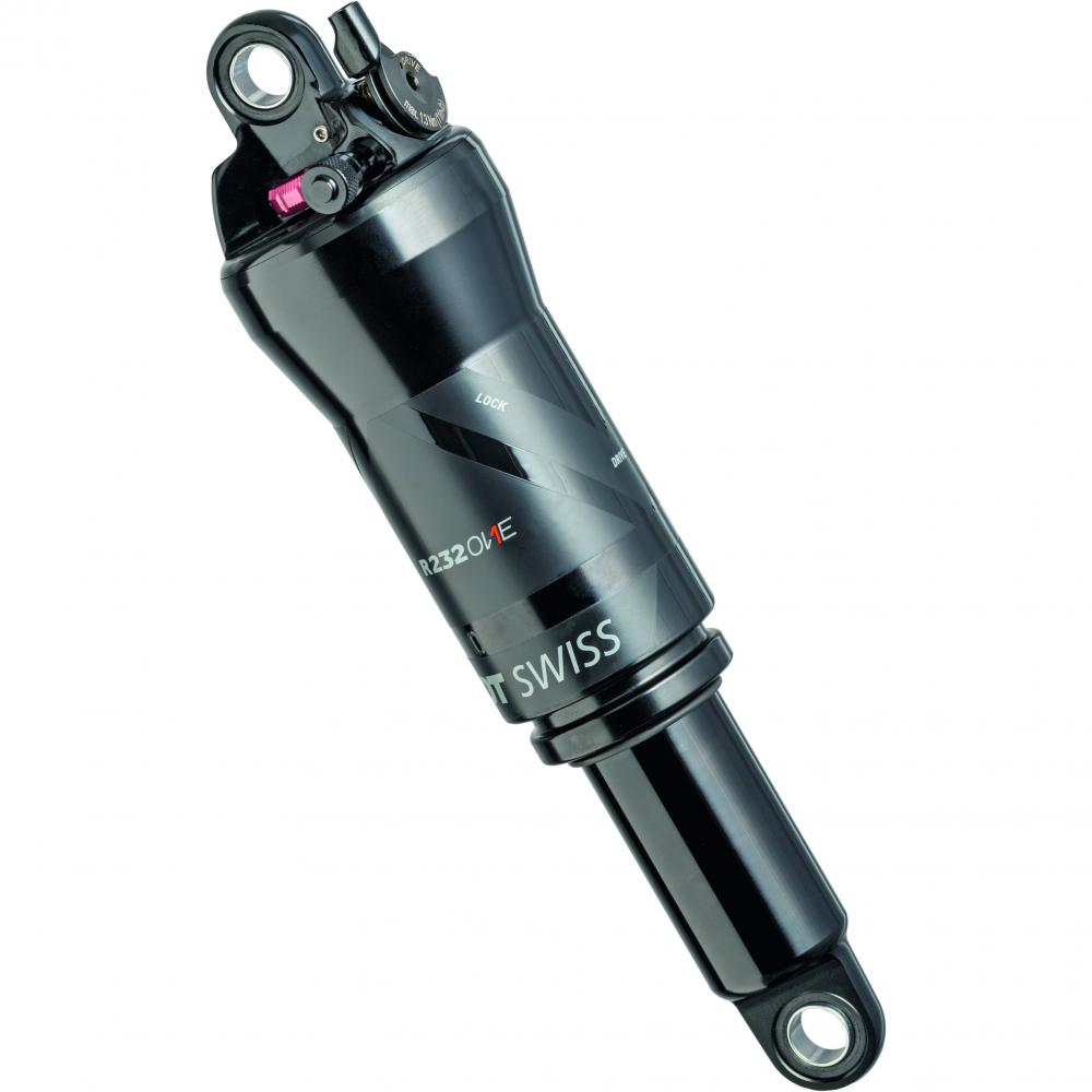 DT Swiss Federbein R 232 One Remote 210/55 mm schwarz - XC-Dämpfer mit Remote 2-in-1