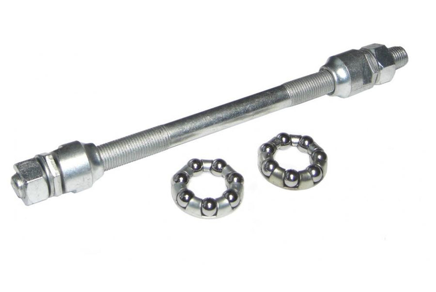 Import Hinterradachse 180mm FG 9 5mm doppelt gekontert 1 Stck. im Polybeutel