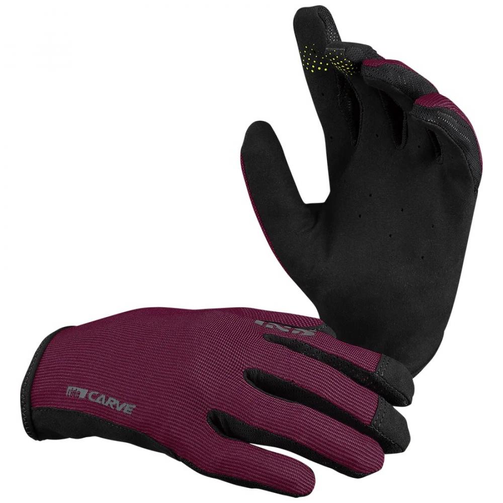 IXS Sports Division iXS Carve Women Gloves M Raisin - ergonomischer MTB-Damenhandschuh