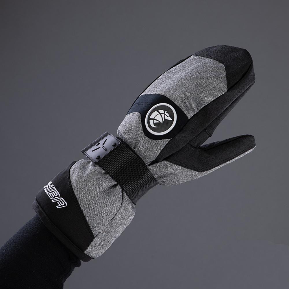 CHIBA Board Mitten - wasserdichte Primaloft-Fäustlinge mit Handgelenkschutz, Größe 10,5