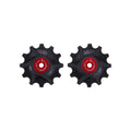BBB Cycling Schaltungsrädchen RollerBoys Ceramic 12-Z 12 schwarz - leichte, reibungsarme Performance