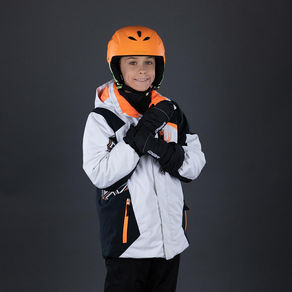 CHIBA Kids Allround Faust - Kinder-Winterhandschuhe, wasserdicht, Größe 2, schwarz