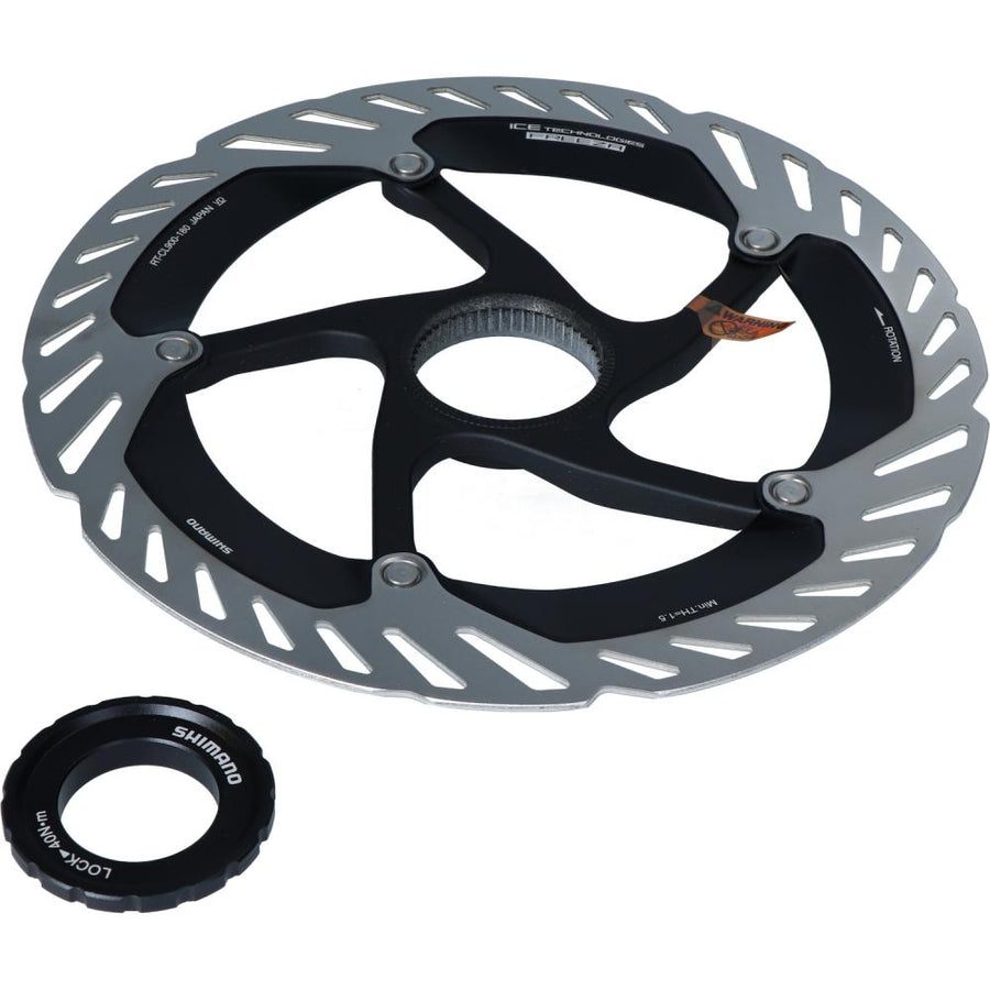 SHIMANO RT-CL900M ICE TECHNOLOGIES FREEZA Bremsscheibe 180mm mit externem Verschlussring.