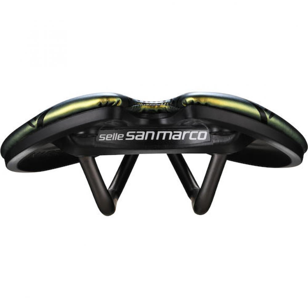 Selle San Marco Aspide Short Racing Sattel 155 x 250 mm Iridescent Gold - kurzer Rennradkomfort