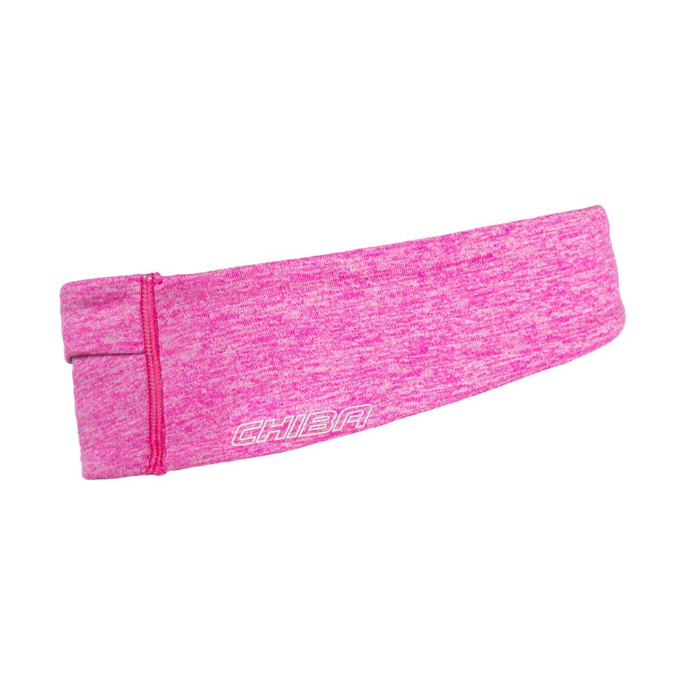 CHIBA Stirnband Pro Lady - S/M, pink, Thermostretch, reflektierend