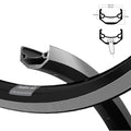 Ryde Felge ANDRA 40 25-622 schwarz 36 Loch. Fahrradfelge im Detail mit Querschnitt und technischen Zeichnungen.