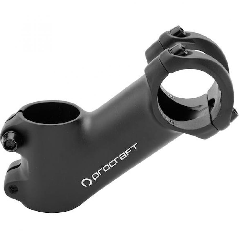 Procraft Vorbau Ahead SL 40 Grad 80 mm schwarz für E-MTB mit 31,8 mm Klemmung in Seitenansicht.
