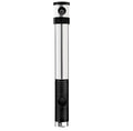 Crankbrothers Klic HV Handpumpe-CO2-Pumpe analoges Manometer inkl. Rahmenhalter silber
