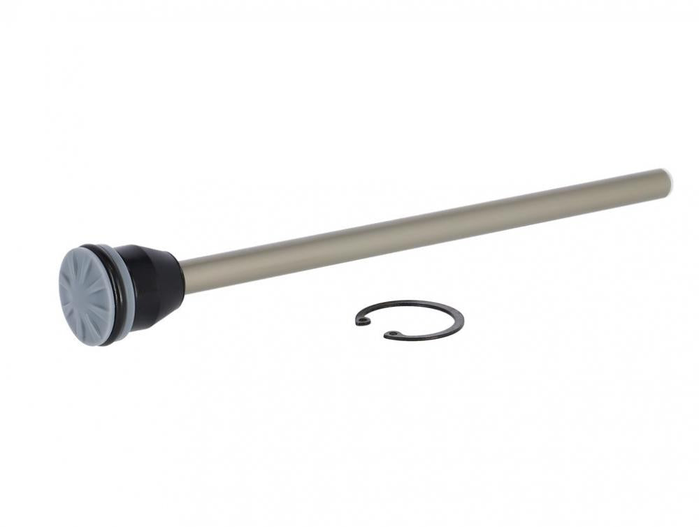 RockShox Federgabel AirShaft DebonAir SID B4 2020 100mm (32mm) und Sicherungsring auf weißem Hintergrund.