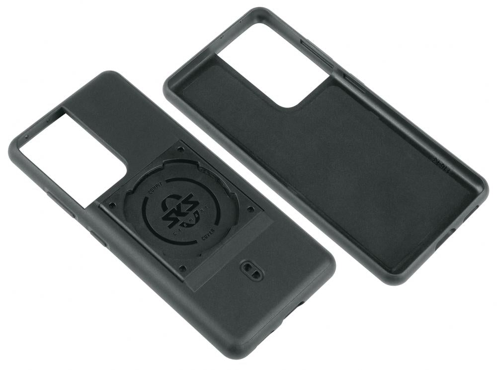 SKS COMPIT Cover Samsung Galaxy S21 Ultra 5G  Stoßdämpfende Handyhülle mit Bajonettaufnahme für sichere Montage am COMPIT oder +COM/UNIT System