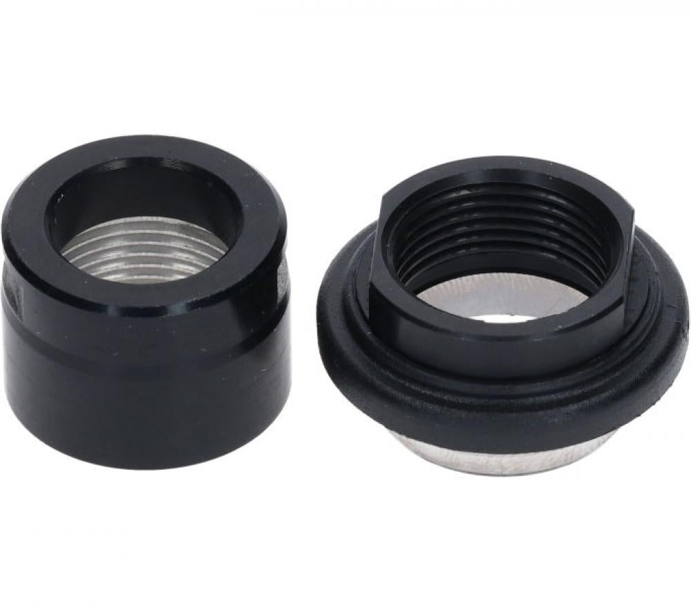 SHIMANO Mutter Links WH-R9170-C60-TU-R12 inkl. Staubkappe und Konus - Rennrad, 12 mm Steckachse, Scheibenbremse