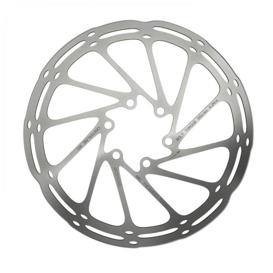 SRAM Centerline Rounded Bremsscheibe 200 mm 6-Loch - starke und leise Bremsleistung - Scheibenbremse