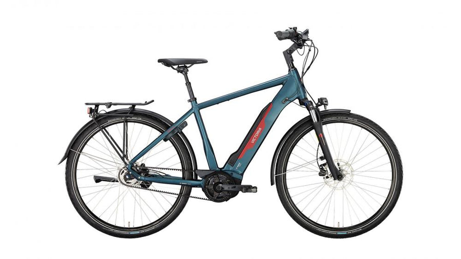 VICTORIA Elektro-Trekkingrad "TRESALO 7" (#1), Diamant, 28", dark night matt, 5-Gang SHIMANO "Nexus" Leerlauf, 48cm