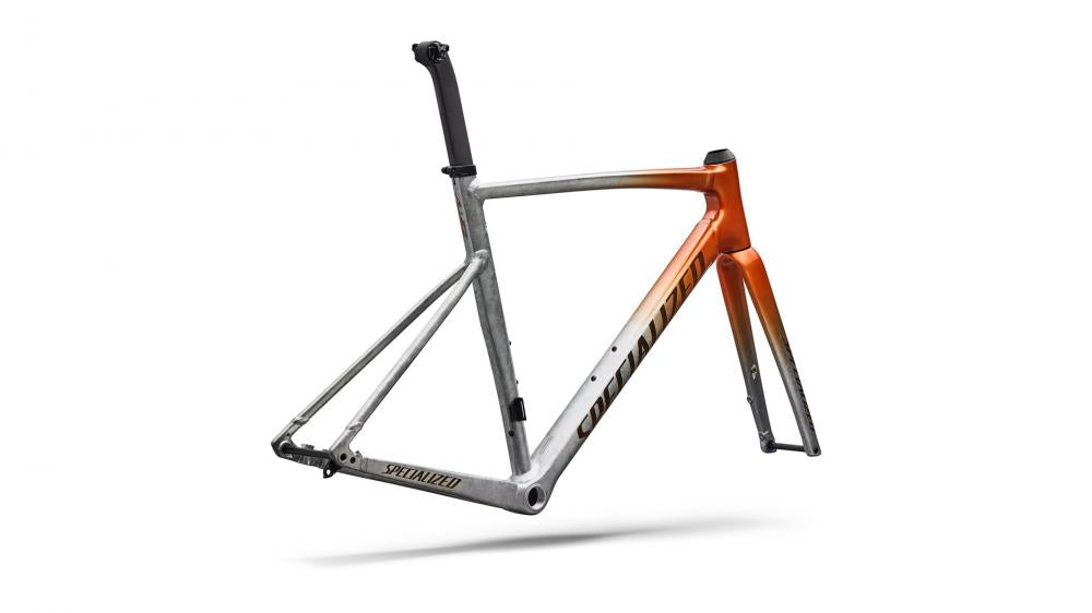 ALLEZ SPRINT Rahmenset - Leichter Aluminum-Rennradrahmen in Coptint/Flaksil/Bonzfl - Größe 49cm