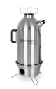 Petromax Feuerkanne Edelstahl 1,5 l  Autarker Outdoor-Wasserkocher mit Doppelwand, schneller Erhitzung durch Kamineffekt, ideal für Camping und Trekking