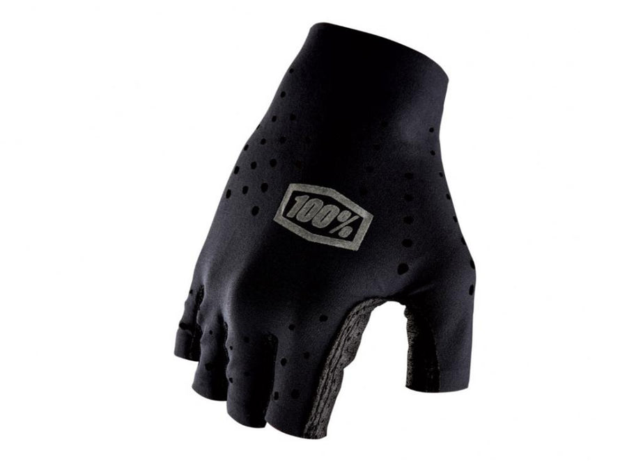 100% Sling Short Finger Gloves S grey - ultraleichte, atmungsaktive Bike-Handschuhe