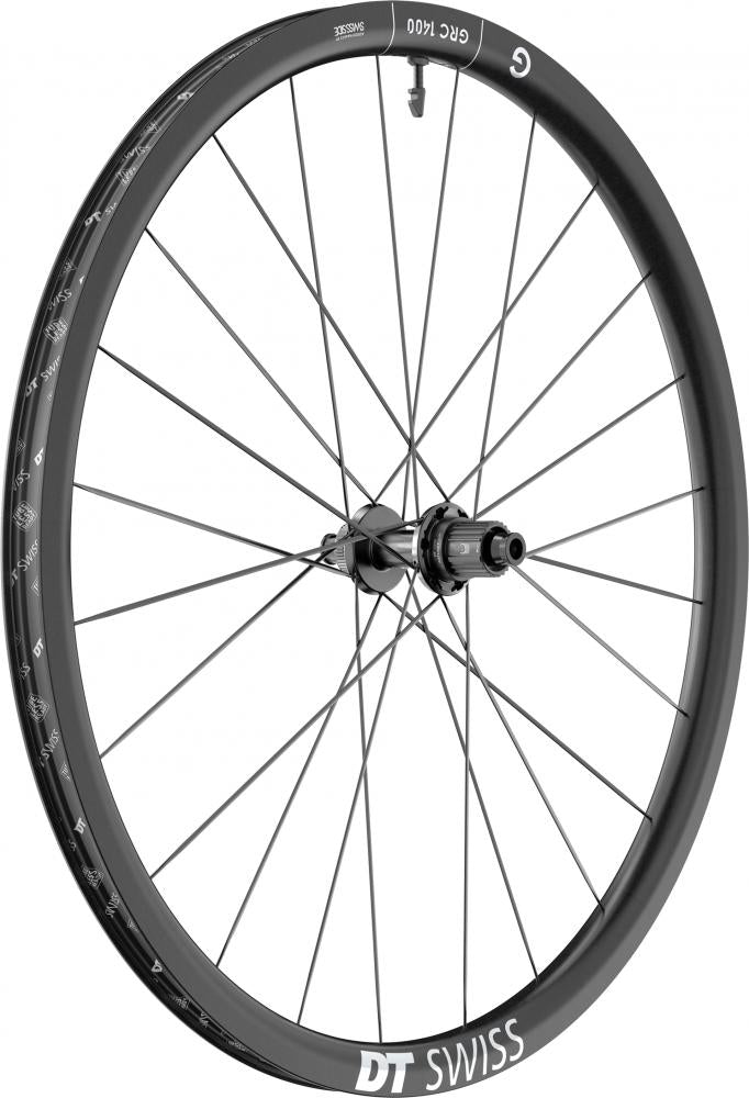 DT Swiss Laufrad GRC 1400 DICUT 27,5" 584 x 30 mm Schwarz - leichtes Gravel-Carbonrad