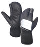 CHIBA Alaska Pro - wasserdichte Radhandschuhe Lobster-Stil, schwarz, Größe M