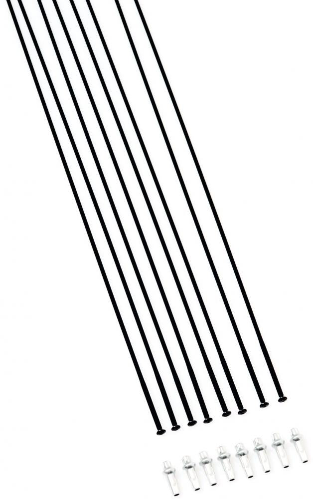 DT Swiss Speichenkit für GRC 1400 SPLINE 650B / 700C Schwarz - präziser Laufrad-Service
