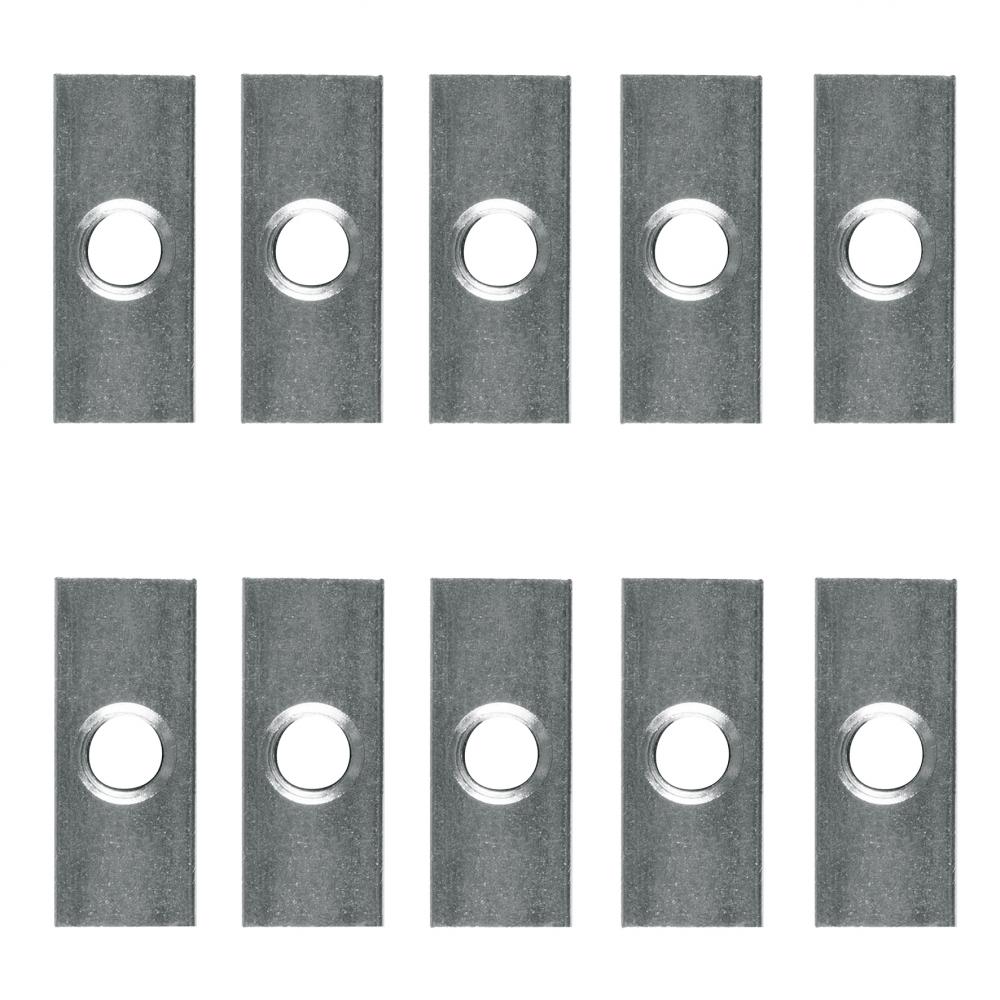 SKS Selbstsichernde Mutter V-Adapter 10er Set  Hochwertige, korrosionsbeständige Muttern für sichere V-Adapter-Montage, passend für SKS-Fahrradkomponenten