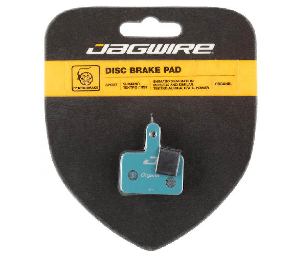 Jagwire Bremsbeläge Sport Organic für Shimano/Tektro Scheibenbremsen - Geräuscharm & Zuverlässig