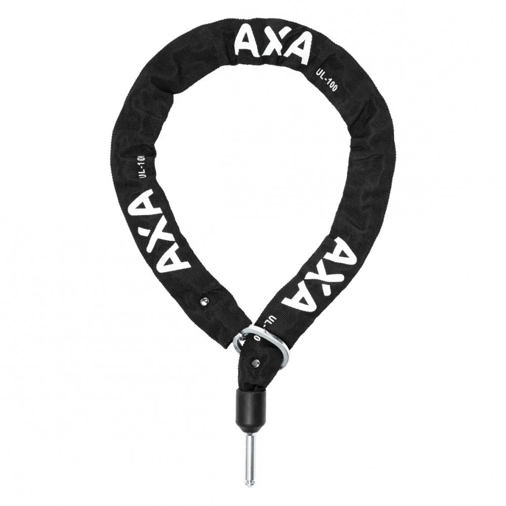 AXA ULC 100 Kette für Rahmenschloss in Schwarz als zusätzlicher Diebstahlschutz für Fahrräder.