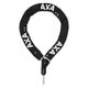 AXA Einsteckkette ULC 100 - 100 cm Rahmenschloss Kette Schwarz - Diebstahlschutz fürs Fahrrad - Kette für Rahmenschloss