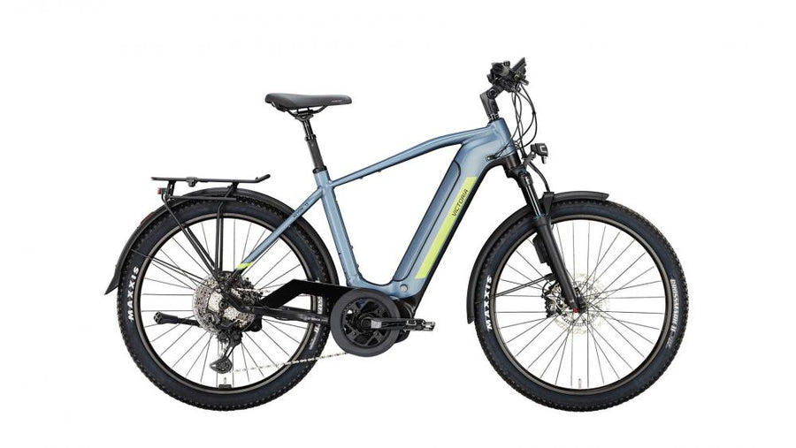 VICTORIA Elektro-SUV "AVYON 12" (#1), Diamant, 27,5", smokey silver, 1x11-Gang SHIMANO "Deore XT", 48cm