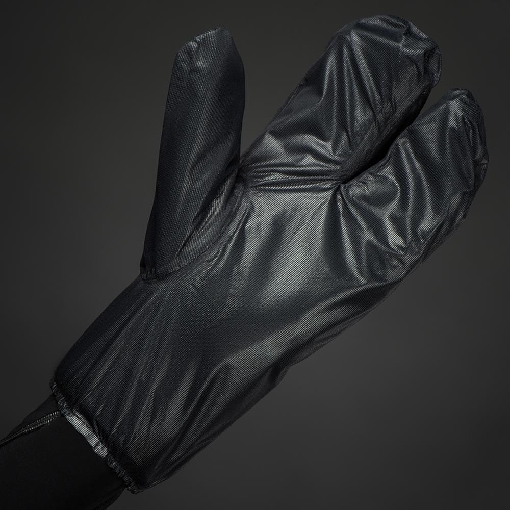 CHIBA Rain Shield Superlight - Lobster-Überzugshandschuh, XS, schwarz, wind- & wasserabweisend