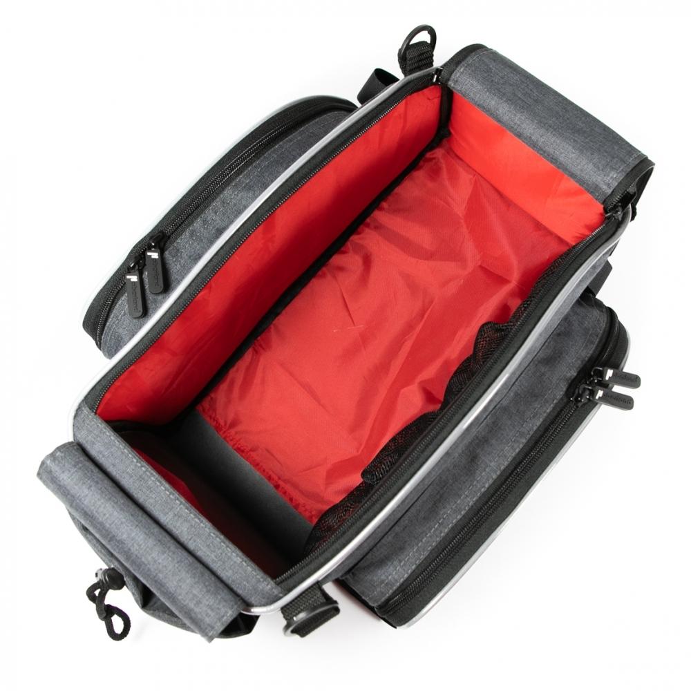 Haberland Gepäckträgeraufsatztasche Flexibag XL beige - flexible 20L-Fahrradtasche