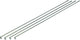 Exal SPEICHE 2MM,GLATT,SILB,250MM,100ST - stabile 2,0 x 250 mm Laufradspeichen in Silber