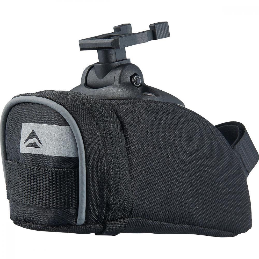 Merida Satteltasche V-Mount STRIPE L Schwarz/Grau - Praktische & robuste Befestigung für Touren