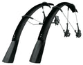 SKS Raceblade Pro XL Schutzblech-Set, 28", schwarz, für 25-32 mm Reifen, Aero-Gabeln, Scheibenbremsen, Quick-Release, langer Spoiler, top Spritzschut