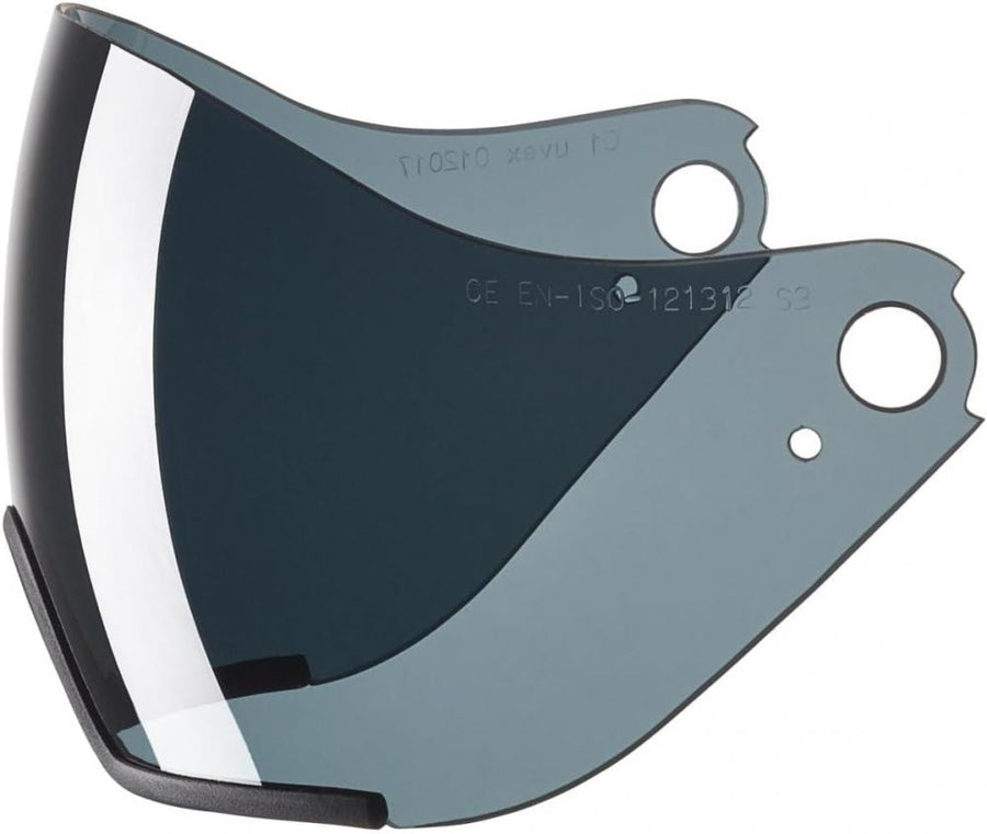 Uvex Ersatzvisier Finale Visor smoke grau 56-60 cm, Filterkategorie 3, UV-Schutz, unverspiegelt
