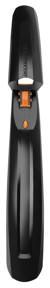 SKS - Schutzblech Shockboard XL - Steckschutzblech für MTB 27,5" 29" Vorderrad, extra breit, schlagfester Kunststoff, einfacher Schnellverschluss, schwarz